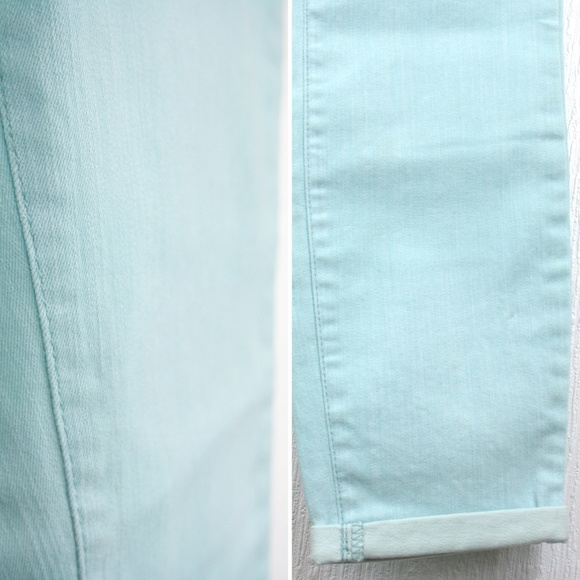 Jessica Simpson Blue Rolled Crop Skinny Jean NWT - Picture 5 of 8